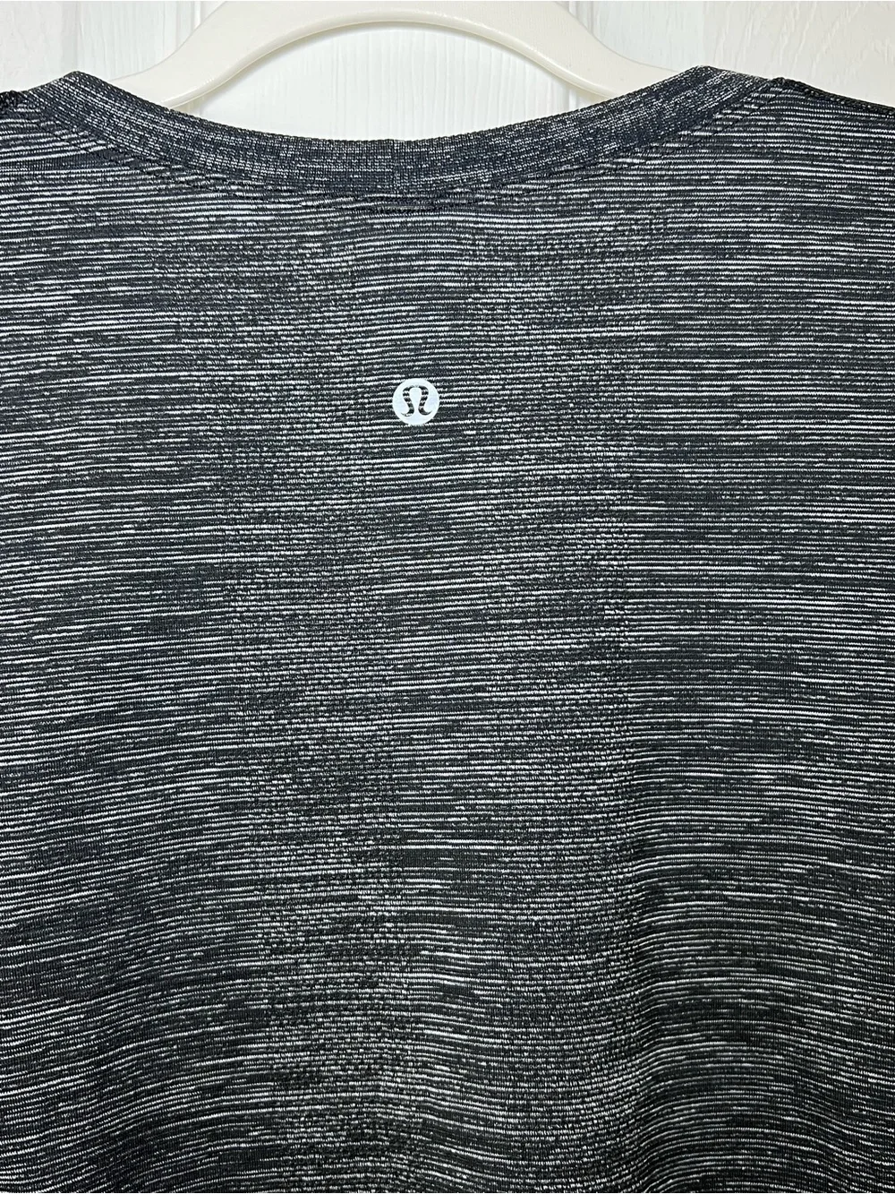 Lululemon Long Distance Short Sleeve Heathered Black (First Release) Size 6 NWT